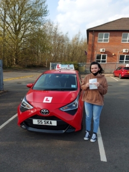 A big congratulations to Corienne McCashin. Corienne passed her driving test today at Newcastle Driving Test Centre. First time and with just 2 driver faults.<br />
Well done Corienne - safe driving from all at Craig Polles Instructor Training and Driving School. 🙂🚗<br />
Driving instructor-Simon Smallman