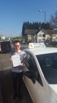 A big congratulations to Ryan Hughes Ryan passed his driving test today at Cobridge Driving Test Centre first time and with just 1 driver fault <br />
<br />
Well done Ryan - safe driving from all at Craig Polles Instructor Training and Driving School 🚗