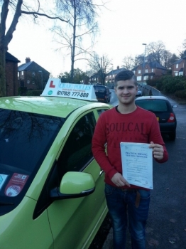 Congratulations Sam Brown for passing your driving test with only 5 driver faults well done and drive safe
