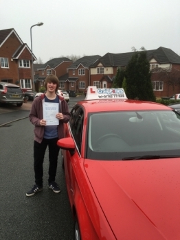 A big congratulations to Sam Kelter for passing his driving test today First time and with just 1 driver fault <br />
<br />
Well done Sam - safe driving
