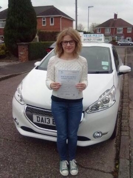 Congratulations to Sara Evans for passing her driving test today at the first attempt since learning with us and with just 3 driver faults Well done Sara - Safe driving