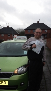 A big congratulations to Scott Boon for passing his driving test today First attempt and with just 3 driver faults A great drive Scott- safe driving