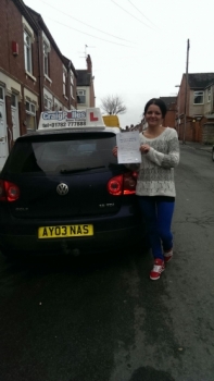 A big congratulations to Sintija Cuska for passing her driving test today First time and with just 8 driver faults <br />
<br />
Well done Sintija - safe driving