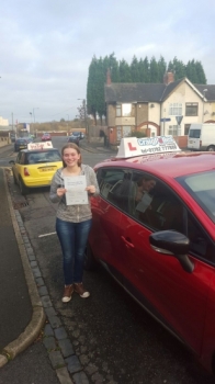 A big congratulations to Siobhan Toft for passing her driving test today First time and with just 7 driver faults <br />
<br />
Well done Siobhan - safe driving