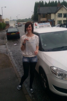 Congratulations Sonia Cooper on passing your test first time