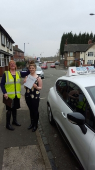 A big congratulations to Tiarna Frost for passing her driving test today First time and with just 6 driver faults <br />
<br />
Examiner looks happy for you too<br />
<br />
Well done Tiarna - safe driving