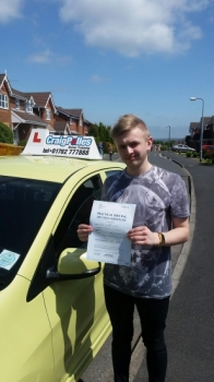 A big congratulations to Tom Lodder for passing his driving test today with just 4 driver faults<br />
<br />
Well done Tom - safe driving