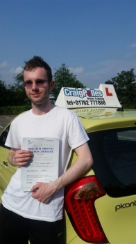 A big congratulations to Tom McCarthy for passing his driving test at his first attempt :<br />
<br />
Well done Tom - safe driving