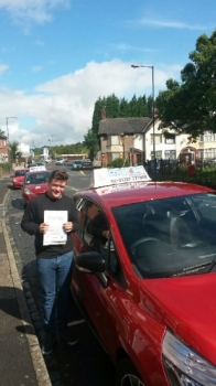 A huge well done to Tyler Simpson for passing his driving test today 1st attempt and with only 3 driver faults Safe driving Tyler