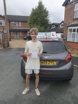 A big congratulations to Joe Davies.🥳 <br />
Joe passed his driving test today at Crewe Driving Test Centre, with just 4 driver faults. <br />
Well done Joe - safe driving from all at Craig Polles Instructor Training and Driving School. 🙂🚗<br />
Driving instructor-Dave Wilshaw
