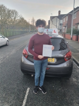 A big congratulations to Morgan Cheadle. Morgan passed his driving test today at Cobridge Driving Test Centre. First attempt and with just 2 driver faults.<br />
Well done Morgan- safe driving from all at Craig Polles Instructor Training and Driving School. 🙂🚗<br />
Driving instructor-Dave Wilshaw