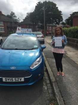 A big congratulations to Vania Bravo for passing her driving test today with just 4 driver faults<br />
<br />
Well done Vania - safe driving