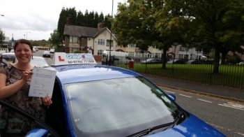 A big congratulations to Vicki Toft for passing her driving test today First time and with just 2 driver faults <br />
<br />
Well done Vicki - safe driving
