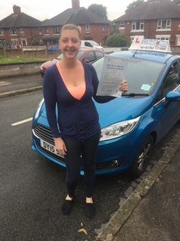 A big congratulations to Vicky Curry for passing her driving test today with just 6 driver faults <br />
<br />
Well done Vicky - safe driving