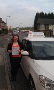 Congratulations to Yazz Proctor for passing your driving test on the first attempt and with just 4 driver faults Very well done Yazz - safe driving