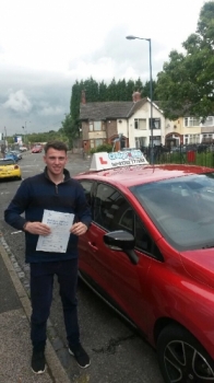 Congratulations to Zac Braxton for passing his driving test today with just 4 driver faults Well done Zac - safe driving 