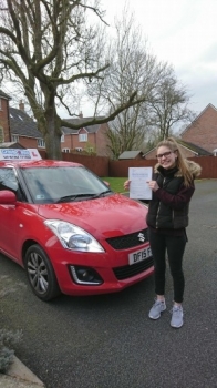 A big congratulations to Zeta Bagguley, who has passed her driving test today at Crewe Driving Test Centre, at her First attempt and with 8 driver faults.<br />
<br />
Well done Zeta - safe driving from all at Craig Polles Instructor Training and Driving School. 🚗😀