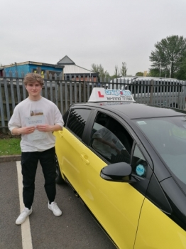 A big congratulations to Spencer Purcell. Spencer passed his driving test today at Newcastle  Driving Test Centre with just 5 driver faults.<br />
Well done Spencer- safe driving from all at Craig Polles Instructor Training and Driving School. 🙂🚗<br />
Instructor-BradleyPeach