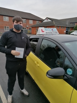 A big congratulations to Jack Clewlow. Jack passed his driving test today at Newcastle Driving Test Centre. First attempt and with just 5 driver faults.<br />
Well done Jack- safe driving from all at Craig Polles Instructor Training and Driving School. 🙂🚗<br />
Driving instructor-Bradley Peach