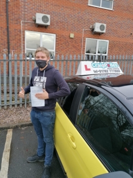 A big congratulations to Alex Moore. Alex passed his driving test today at Newcastle Driving Test Centre, with just 4 driver faults.<br />
Well done Alex- safe driving from all at Craig Polles Instructor Training and Driving School. 🙂🚗<br />
Driving instructor-Brad Peach
