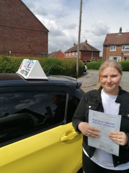 A big congratulations to Chloe Chadwick, who passed her driving test today at Cobridge Driving Test Centre. First attempt and with  6 driver faults.<br />
Well done Chloe- safe driving from all at Craig Polles Instructor Training and Driving School. 🙂🚗<br />
Instructor-Bradley Peach