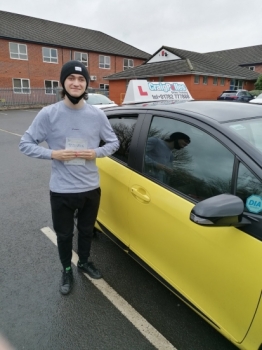 A big congratulations to Morgan Philips. Morgan passed his driving test today at Newcastle Driving Test Centre. First attempt and with just 5 driver faults.<br />
Well done Josh- safe driving from all at Craig Polles Instructor Training and Driving School. 🙂🚗<br />
Driving instructor-Bradley Peach
