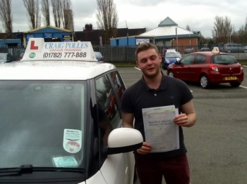 A big well done to Richard Cliffe for passing your driving test today with only 6 driver faults Well done Richard Safe driving