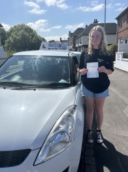 A big congratulations to Megan Lowndes.🥳 <br />
Megan passed her driving test today at Cobridge Driving Test Centre. First attempt and with just 2 driver faults. <br />
Well done Megan- safe driving from all at Craig Polles Instructor Training and Driving School. 🙂🚗<br />
Driving instructor-Anita Pepper